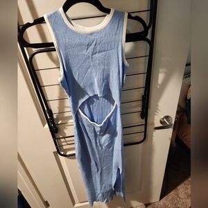 Blue Midi Bodycon dress